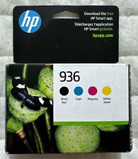 HP  936 Black Cyan Magenta Yellow Ink Cartridge Set 6C3Z5LN Exp 2025 Sealed Box picture