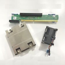 Dell 7KMJ7 HC547 XHMDT PowerEdge R420 PCIe X16 CPU Riser Card Radiator Fan Kit picture