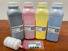 4 Toner Refill for HP Color Professional CP5200 CP5225 (CE740A ~CE743A) + 4 Chip picture