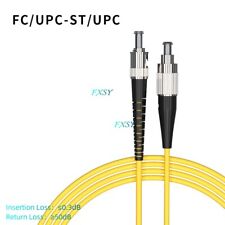 10Pcs 1m 2m 3m FC UPC to ST UPC Simplex Single Mode OS2 Fiber Optic Patch Cord picture