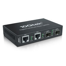 4 Ports Gigabit Ethernet Network SFP Switch, Dual SFP & RJ45 Media Converter picture