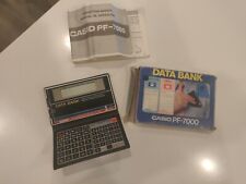 Vintage  Casio  PF-7000 Data Bank  Original Box & Owners Manual  Needs Batteries picture