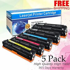 5pk Toner Cartridges for HP CF210A 131A LaserJet Pro 200 Color MFP M276nw M251nw picture