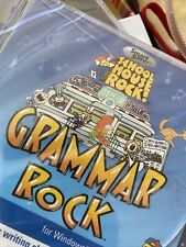 New Old Stock Sealed Pc Game School House Rock Grammer Windows 95 Case Cracked picture