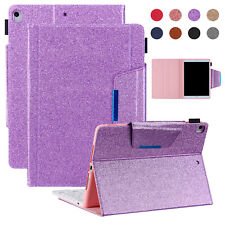 For iPad 9.7 6th/5th Gen/Air 2 Glitter PU Leather Magnetic Flip Stand Case Cover picture