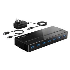 Powered 7-Port USB 3.0 Hub ORICO USB Data Hub with 12V Power Adapter Multi USB picture