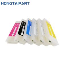 HONGTAIPART 6PCS Empty Refillable Ink Cartridge + 2 SETS Chips Epson F2000 F2100 picture
