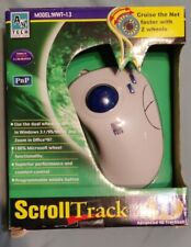 A4 Tech WWT-13 Vintage 90s Scroll 4D Trackball Large Mouse Brand New picture