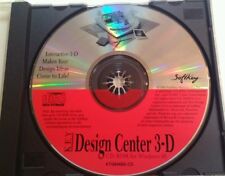 CD Design Center 3-D Vtg 1995 RARE VHTF Retro Tech Softkey picture