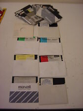26 VINTAGE IBM PC FLOPPY SOFTWARE - 1986 1988 SWIFT DATA BASE BASEBALL MORE picture