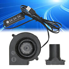 USB Blower Fan 3.8in 3 Speed Brushless Mode 3800 RPM 22 CFM Computer Cooling Fan picture