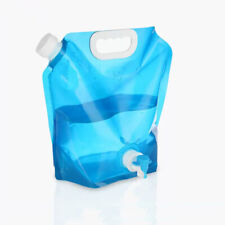 1pc Outdoor Camp Portable Foldable Water Bottles Reusable Water Storage Bag 10L picture
