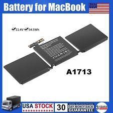 A1713 A1708 Battery for MacBook Pro 13 inch Late 2016 Mid 2017 EMC 2978 EMC 3164 picture