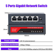 Network Switch 1000Mbps Ethernet Switch 10 Port RJ45 LAN Hub Desktop Fast Switch picture
