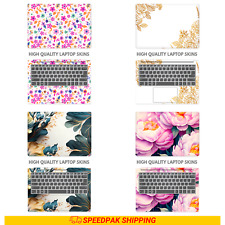Floral Design Laptop Skin Sticker DIY Decal Wrap 10-17