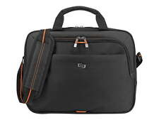 Solo New York Ace Slim Briefcase, Black, Polyester picture