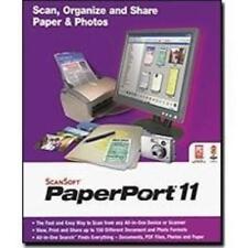 PaperPort 11 PC CD scan organize share documents photos scanner tools software picture