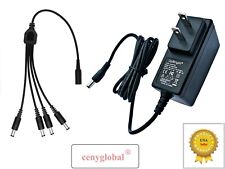 9 Volt 1A Guitar Pedal Effects Power Supply Adapter with 4 Way Daisy Chain Cord picture