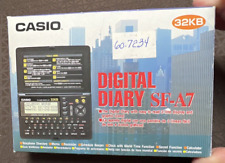 Vintage CASIO SF-A7 Digital Diary 32KB with Box and Manuals New Old Stock picture