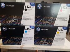 Lot of 4 HP Laserjet 4700 643A Q5950A Q5951A Q5952A Q5953A Toner Cartridge Set picture