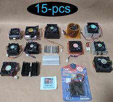 Mixed Pack of 15pcs: 12x Fan CPU Coolers, 3x Heatsinks Only for Computer PC picture