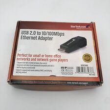 USED STARTECH USB 2.0 to 10/100 Mbs Ethernet Adapter UNTESTED READ picture