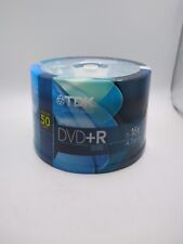 TDK DVD+R 16x 4.7 GB 50 Count Pack Spindle 1-16x DVDR Blank DVD New Sealed NOS picture