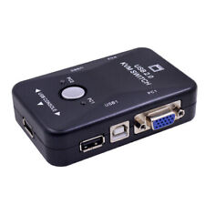 2 Port USB 2.0 KVM Switcher 1920*1440 VGA SVGA Switch Box for Keyboard Monitor picture