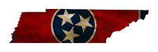Tennessee Distressed Flag State Sticker Decal (Select your Size) picture