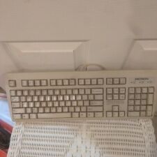 Micron NMB Technologies PC Keyboard Vintage Clicky Model RT2258TW picture