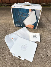 Vtg Apple iBook A1005 Laptop Computer 2002 EMPTY BOX + Mac OS X Startup Discs picture