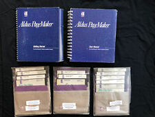 Aldus Pagemaker 3.0 manuals and 5 1/4