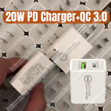 Wholesale Bulk 20W Fast Charger Cube USB C Power Adapter For iPhone iPad Android picture