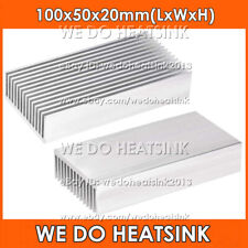 100x50x20mm Silver Large Aluminum Radiator Heat Sink Heatsink Cooler Board picture