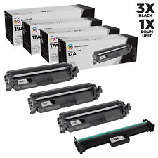 LD Compatible Replacements for HP CF217A Toner & CF219A Drum (3 Toners 1 Drum) picture