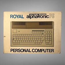 VINTAGE COMPUTER ULTRA RARE TA Royal ALPHATRONIC PC And F1 Floppy Disk Drive picture
