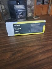 2012 GENUINE EPSON T5444 YELLOW INK STYLUS PRO 4000 4400 9600 220ml SEALED picture