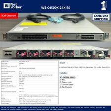 Cisco WS-C4500X-24X-ES Catalyst 4500-X Series Switch 24-Port SFP  Dual PSU picture