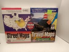 Precision Street Maps USA / Travel Maps USA Twin-Pak (PC, 1998, Swift) Brand New picture