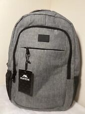Matein Travel Laptop Backpack Anti-Theft School Bag USB Port- Gray picture