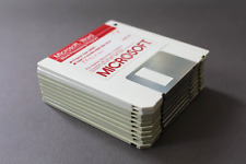Vintage LOT 10 Microsoft Floppy Disks from 1980s- MS Word, FORTRAN, BASIC, Excel picture
