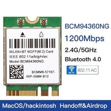 for Hackintosh MacOS BCM94360NG M.2 WiFi Card 1200M Dual Band BT4.0 WiFi Adapter picture