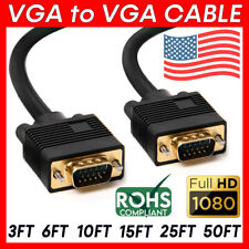 VGA Cord Full HD 1080p SVGA Male VGA to VGA Cable PC Laptop HDTV Monitor Cable picture