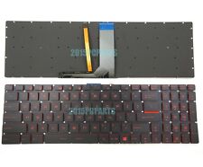 New MSI GL63 8RC 8RD GL73 8SC 8SD 8SE 9RC 9SC 9SD 9SE Red Backlit Keyboard US picture