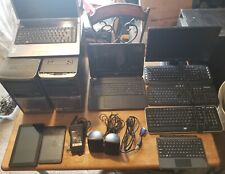 Lot Of Misc Computer Parts/ Acer Power Supply/Dell Laptops/Monitor/Keyboards picture
