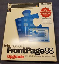 Microsoft Frontpage 98 UPGRADE CD-ROM Retail Box picture