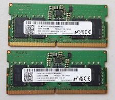 Micron 16GB (2x8GB) PC5-4800B DDR5 4800 SODIMM Memory MTC4C10163S1SC48BA1 picture