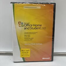 New Sealed Microsoft Office Home And Student 2007- Service Desk Edition Nib picture
