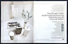 1969 Olivetti P-203 Accounting Machine photo Does Better 2-page vintage print ad picture