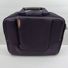 Brinch Laptop Bag Shoulder Strap Purple Nylon Fits Most 15-15.6” Computers picture